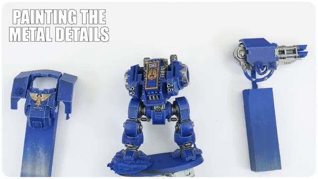How To Paint a Space Marine Ballistus Dreadnought for Warhammer 40,000 / Vehicles / Ultramarines смотреть онлайн