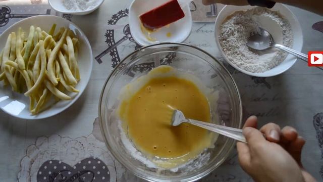Стручковая фасоль в яйце на сковородке | Как пожарить спаржевую фасоль в кляре | Рецепт от Cookish