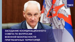 Заседание Координационного совета по вопросам военной безопасности приграничных территорий