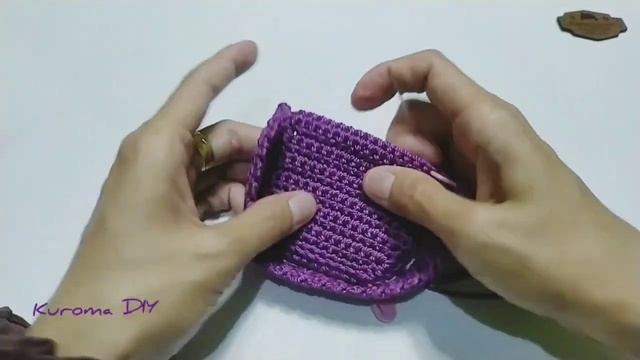 CROCHET WALLET BAG, CROCHET PURSE POUCH, COIN WALLET | DIY CROCHET BAG