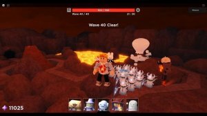 (Tower Heroes) (Requested) Volcano Valley Solo Hard Mode Challenge (SPEEDRUN) (Roblox)