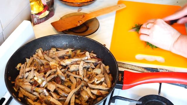 САЛАТ ЦЕЗАРЬ по КОРЕЙСКИ Рецепт [Салат из печени с морковью по корейски]. Caesar Salad Korean Recip