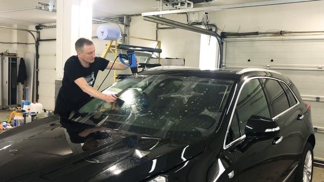Тонировка лобового стекла , ветровое стекло тонировка  . #тонировка #авто #тонирование #GARIPRO