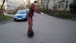 Научился ездить на моноколесе за 1 час с инструктором