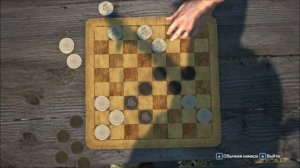 Assassin's Creed 3. Играем в шашки. 3 партия.