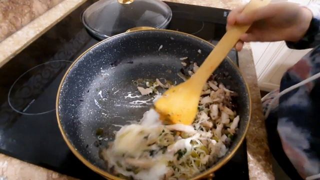 Жульен в грибах. Фаршированные грибы. Жульен #жульенсгрибами