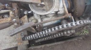 самодельный мотоблок с вертикальной фрезой