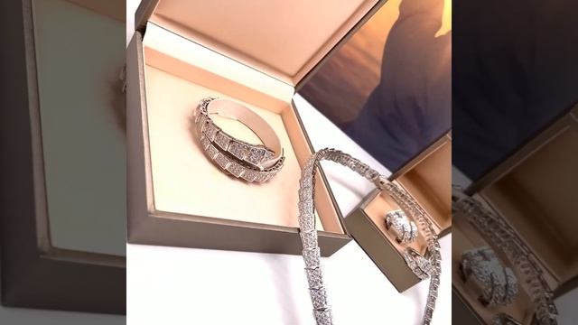Колье, браслет, кольцо Bvlgari snake Булгари змея