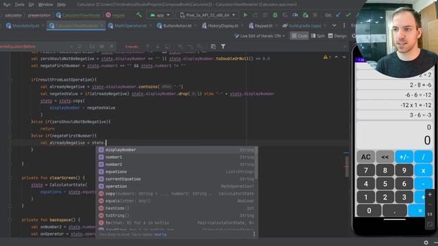 How to Make an Android Calculator App - Part 4 - Finishing the ViewModel смотреть онлайн