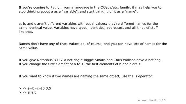 PYTHON : Python assigning multiple variables to same value? list behavior