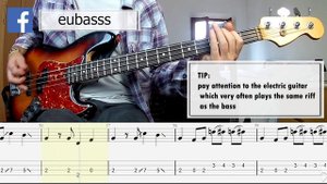 The Offspring - Pretty Fly BASS COVER + PLAY ALONG TAB + SCORE