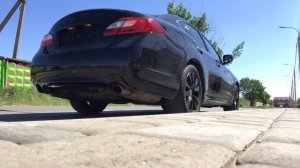 Выхлоп инфинити м 37. Exhaust infiniti m 37