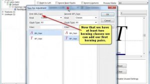 FontCreator 9 0 Adding OpenType Features
