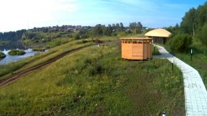 Село Чусовое. Свердловская область. Полет на квадрокоптере