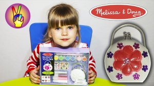 Поделки своими руками - декорируем кошелечек Melissa &amp; Doug.
