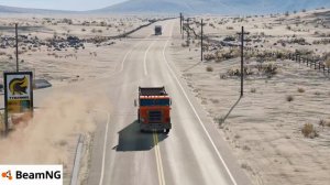 BeamNG Drive Гонки на грузовиках в пустыне. Пилотный выпуск