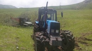 Два Трактора Т 40 и МТЗ 1221 не мог вытащить Урала из болота