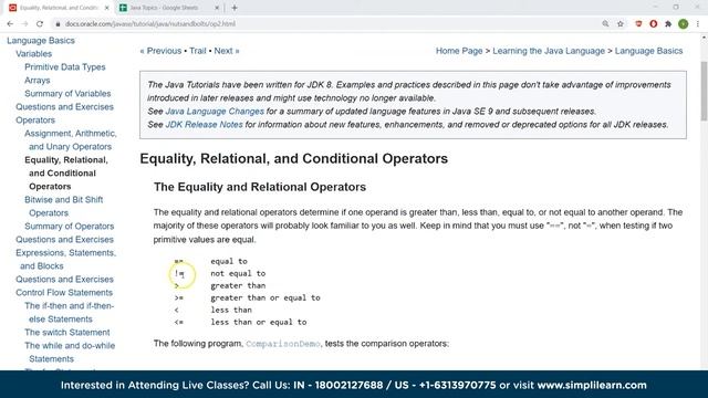 Operators In Java | Operators In Java With Example | Java Tutorial for Beginners | Simplilearn