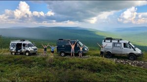 Подъём на перевал Дятлова три Соболя 4х4. База Ильича-Изба в кедровнике-Перевал Дятлова. Часть 2