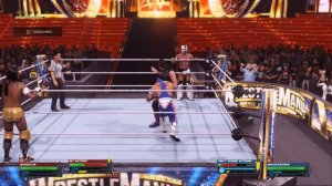 WWE 2K24 | Rey Mysterio & Dragon Lee Vs Dominik Mysterio & Santos Escobar - Tag Team Match