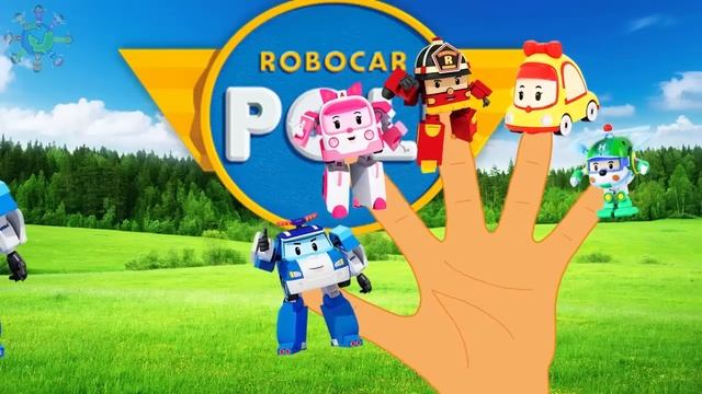 Поли Робокар Новые серии семья пальчиков на русском и на английском языке смотреть онлайн