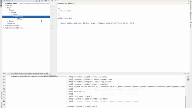 Создаем проект в Intellij Idea на базе Maven - HelloWorld