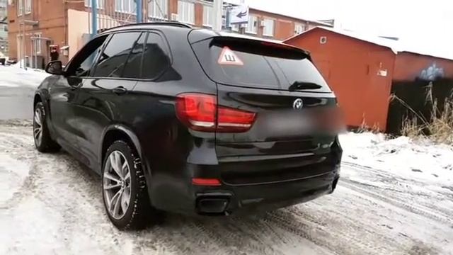 BMW X5 40D. Чип-тюнинг ADT STAGE-2 и тюнинг выхлопной системы.