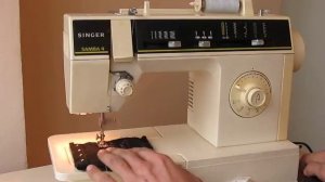 Швейная машина SINGER Samba 4 test кожа