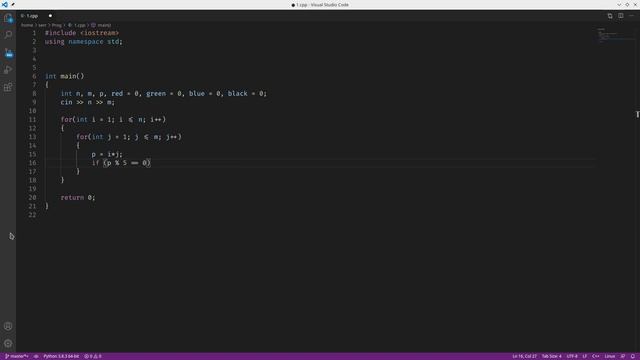 Задача 53. Раскраска таблицы умножения. acmp.ru C++ смотреть онлайн