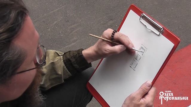 Элементы архитектуры акварелью