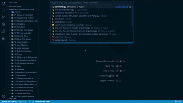 Python Programming Tutorial # 8 | Vs code for python | How to code python in VS Code - English
