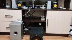 Genius SW-G2.1 3000 & YAMAHA DVR-S60 speakers.