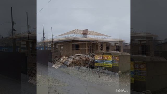 Завершено строительство в Йошкар-Оле одноэтажного дома 130 кв. м. с террасой 17 кв. м. и гаражом 55!