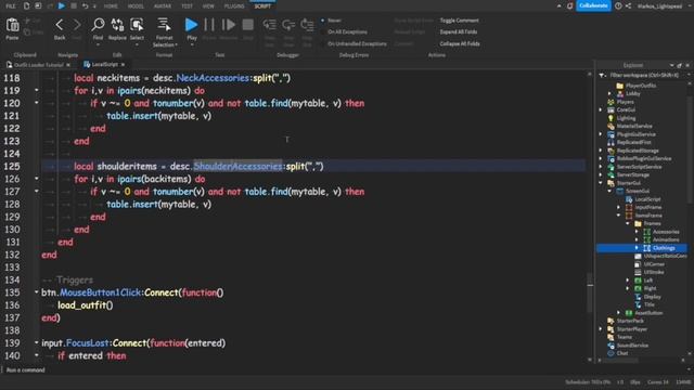 How to make Advanced Outfit Loader || ROBLOX STUDIO || PART 2 смотреть онлайн