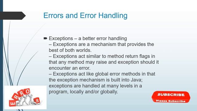 Exception Handling in Java