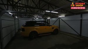Гараж из сэндвич панелей в Санкт-Петербурге