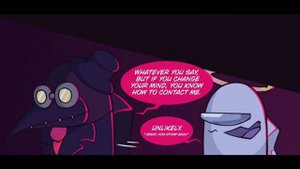 Black x White Impostor V4 - Among Us Comic