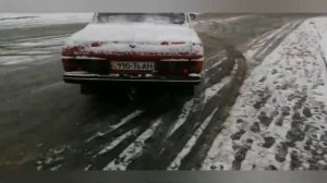 Открытие зимнего сезона на Газ-31029 Едем боком :)