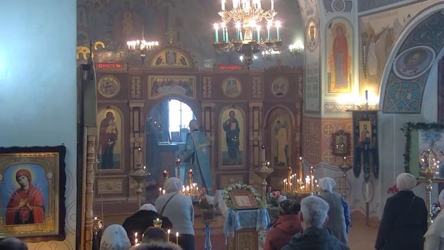 Неделя мясопустная, о Страшном Суде. Акаф. пение Свят. Троице.Божественная литургия. Молеб. о воина