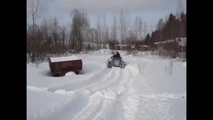 Самодельный Гусиничный Вездеход Своими Руками Зима