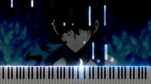 Solo Leveling Episode 6 OST - DARK ARIA ＜LV2＞(Piano Tutorial / Synthesia)