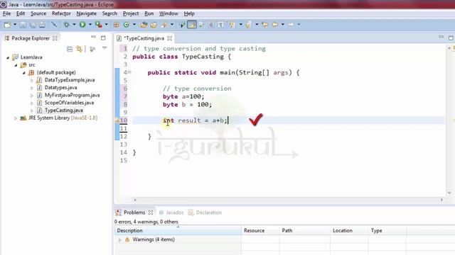 lesson 10: Type Conversion In Java смотреть онлайн