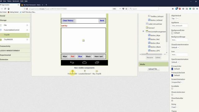 Firebase Chat with interactive: GPS map position and drawing смотреть онлайн
