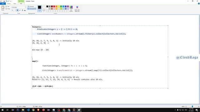 Java 8 - Tutorial - 05. Overview of Map and Filter  Count method with Stream Interface |#cloudraga