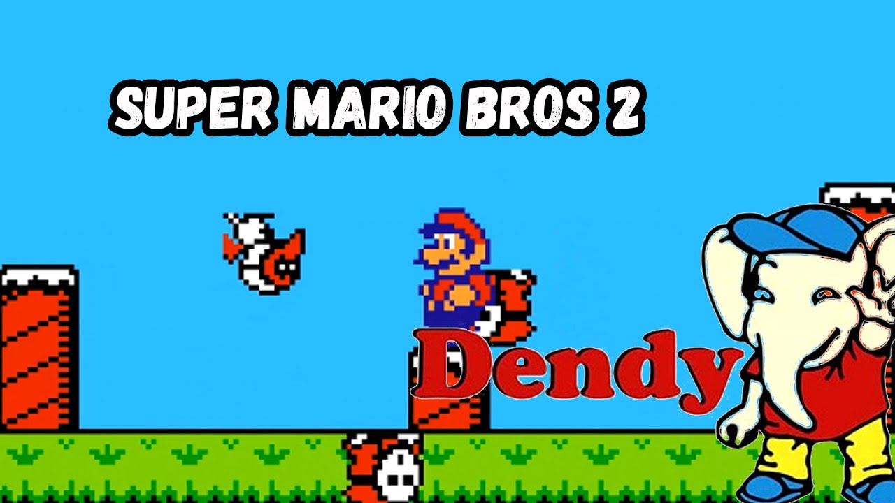 Super Mario Bros. 2 полное прохождение со взломом на бессмертие Dendy Денди NES Nintendo Famicom