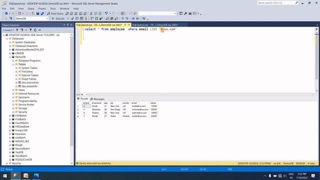#11 SQL Like Operator & Wild Cards in Telugu| SQL Full Course in Telugu| Like Operator in SQL Telug