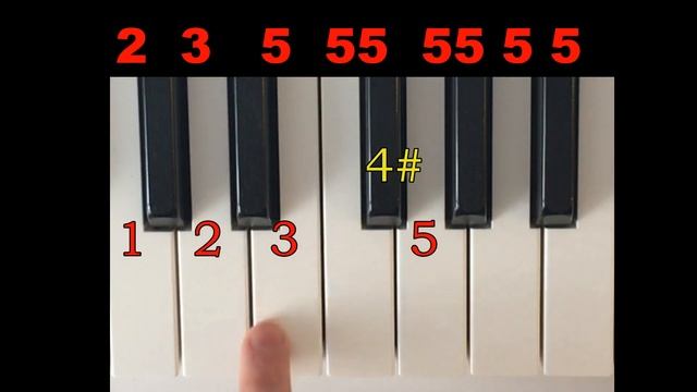 ЗАБАВНАЯ и ПРОСТАЯ музыка НА ПИАНИНО