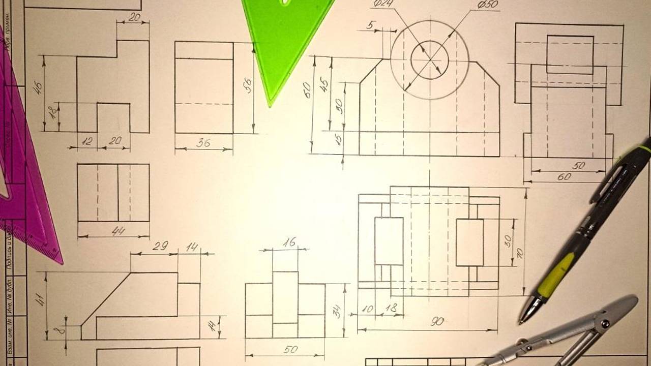 Задание 35. Как построить чертеж модели по аксонометрии