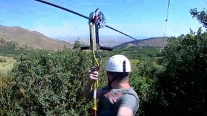 Лечу над Коровами в Дагестане на Тросе.Экстрим.