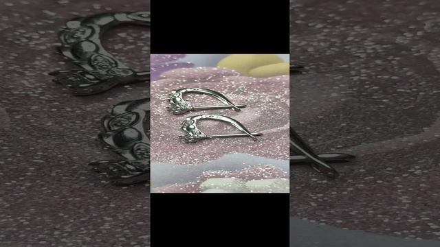 Серебряные серьги